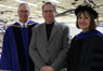 Gary with trustee Duane Benson and president Dr. Dorothy Duran